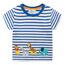 Unisex Baby T-Shirt Baumwolle Süß Karikatur Tier Muster Tops für 1-7 Jahre Alt (6-7 Jahre, H Tierische Streifen)