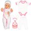 Blue Eyes Baby Geschenk Set – 6 Teiliges Neugeborenen Geschenkbox Set aus 100% Baumwolle, OEKO-TEX, Premium Erstausstattung zur Geburt 0–4 Monate, für Mädchen (Rosa-Schmetterling)