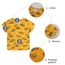 Unisex Baby T-Shirt Baumwolle Süß Karikatur Tier Muster Tops für 1-7 Jahre Alt (6-7 Jahre, H Stern Bagger)