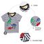 Unisex Baby T-Shirt Baumwolle Süß Karikatur Tier Muster Tops für 1-7 Jahre Alt (5-6 Jahre, F Schwarz Streifen)