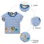 Unisex Baby T-Shirt Baumwolle Süß Karikatur Tier Muster Tops für 1-7 Jahre Alt (6-7 Jahre, H Tierische Streifen)