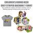 Unisex Baby T-Shirt Baumwolle Süß Karikatur Tier Muster Tops für 1-7 Jahre Alt (6-7 Jahre, H Streifen Bagger)