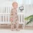Neugeborenes Baby Jungen Mädchen Strampler mit Fuß Baby Schlafanzug Einteilige Lange Ärmel Overall Säuglings Frühling Herbst Body, 3er-Pack (Aprikose, 6-9M)