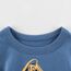Unisex Baby T-Shirt Baumwolle Süß Karikatur Tier Muster Tops für 1-7 Jahre Alt (6-7 Jahre, H Blauer Bagger)