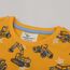 Unisex Baby T-Shirt Baumwolle Süß Karikatur Tier Muster Tops für 1-7 Jahre Alt (6-7 Jahre, H Stern Bagger)