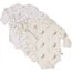 PIPPI Unisex Baby Body LS AO-printed (4-pack) Formender Body, White, 98