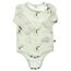 PIPPI Unisex Baby Body LS AO-printed (4-pack) Formender Body, White, 98