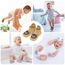 Vicloon Rutschfeste Socken für Baby, 6 Paar Baby Socken Baumwolle, Kleinkind , kurz Kinder Anti Rutsch SockenKinder Anti Rutsch for Babies Toddlers and Kids