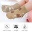 Vicloon Rutschfeste Socken für Baby, 5 Paar Baby Socken Baumwolle, Kleinkind Socken Baby, Kinder Anti Rutsch Socken for Babies Toddlers and Kids