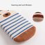FedMois 5er Pack Baby Kleinkinder ABS rutschfeste Wintersocken dicke Thermosocken Baumwolle, Pinguin, 0-1 Jahr