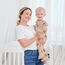 Neugeborenes Baby Jungen Mädchen Strampler mit Fuß Baby Schlafanzug Einteilige Lange Ärmel Overall Säuglings Frühling Herbst Body, 3er-Pack (Aprikose, 0-3M)