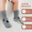 SockWaddles Stoppersocken Kinder Baby, 5 Paar ABS Atmungsaktiv Antirutschsocken Kinder, Krabbelsocken Baby Baumwolle, Jungen und Mädchen Crew Socken mit Tiere