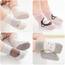 Simpeak 4 Paar Socken Baby, ABS Socken Baby Anti Rutsch, Rutschfeste Babysocken Junge Mädchen, Stoppersocken Baby, Graugrün, Hellgrau, Beige, Weiß, Rosa, 12-36 Monate