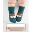 Kyopp 5 Paar Stoppersocken Baby Kleinkinder ABS rutschfeste Socken Tiermotive Kindersocken Animals Baumwolle Crew Socks