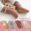 Simpeak Socken Baby, ABS Socken Baby Anti Rutsch, Rutschfeste Babysocken Junge Mädchen, Stoppersocken Baby 0-12 Monate, Dicker Herbstwinter, S, Set 7