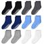 ELUTONG Anti Rutsch Socken Kinder Baby Jungen Socken - 12 Paar ABS Antirutsch Anti-Rutsch Kleinkinder Babysocken für 1-3 Jahre