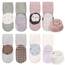 Simpeak 4 Paar Socken Baby, ABS Socken Baby Anti Rutsch, Rutschfeste Babysocken Junge Mädchen, Stoppersocken Baby, Graugrün, Hellgrau, Beige, Weiß, Rosa, 12-36 Monate