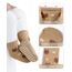 Adorel Baby Stoppersocken Baumwolle Antirutsch Krabbelsocken ABS Socken 6er-Pack Natur 0-12 Monate (Herstellergröße S)