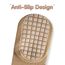 Adorel Baby Stoppersocken Baumwolle Antirutsch Krabbelsocken ABS Socken 6er-Pack Natur 0-12 Monate (Herstellergröße S)