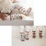 Exemaba Baby Socken Anti Rutsch Dicke - 5 Paar Winter Warme Kleinkinder Rutschsocken Krabbelsocken für Mädchen Jungen(B1,S/6-12 Monate)