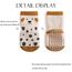Exemaba Baby Socken Anti Rutsch Dicke - 5 Paar Winter Warme Kleinkinder Rutschsocken Krabbelsocken für Mädchen Jungen(B1,L/3-5 Jahre)