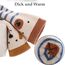 Exemaba Baby Socken Anti Rutsch Dicke - 5 Paar Winter Warme Kleinkinder Rutschsocken Krabbelsocken für Mädchen Jungen(B1,S/6-12 Monate)