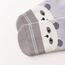 FedMois 5er Pack Baby Kleinkinder ABS rutschfeste Socken Sneaker Socken Tiermotive Baumwolle, Streifen, 3-5 Jahre