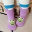FedMois 5er Pack Baby Kleinkinder ABS rutschfeste Socken Sneaker Socken Tiermotive Baumwolle, Panda, 5-7 Jahre