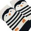FedMois 5er Pack Baby Kleinkinder ABS rutschfeste Socken Sneaker Socken Tiermotive Baumwolle, Pinguin, 5-7 Jahre