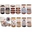 Exemaba Baby Socken Anti Rutsch Dicke - 5 Paar Winter Warme Kleinkinder Rutschsocken Krabbelsocken für Mädchen Jungen(B1,L/3-5 Jahre)
