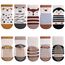 FedMois 5er Pack Baby Kleinkinder ABS rutschfeste Socken Sneaker Socken Tiermotive Baumwolle, Pinguin, 3-5 Jahre