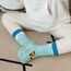 FedMois 5er Pack Baby Kleinkinder ABS rutschfeste Socken Sneaker Socken Tiermotive Baumwolle, Panda, 0-1 Jahr