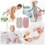 Vicloon Rutschfeste Socken für Baby, 6 Paar Baby Socken Baumwolle, Kleinkind Socken Baby, kurz Kinder Anti Rutsch SockenKinder Anti Rutsch Socken for Babies Toddlers and Kids
