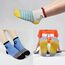 HYCLES Baby ABS Socken Kinder 12 Paar Stoppersocken Kinder Anti Rutsch Socken Kind Jungen Mädchen 23-26 27-30 Kleinkind Socken Baby 05 Monster für 1-3 Jahre