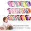 HYCLES Baby ABS Socken Kinder 12 Paar Stoppersocken Kinder Anti Rutsch Socken Kind Jungen Mädchen 23-26 27-30 Kleinkind Socken Baby Mystery Box für Mädchen (12 Paare) für 3-5 Jahre