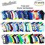 HYCLES Baby ABS Socken Kinder 12 Paar Stoppersocken Kinder Anti Rutsch Socken Kind Jungen Mädchen 23-26 27-30 Kleinkind Socken Baby Mystery Box für Jungen (12 Paar) für 3-5 Jahre