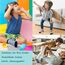 HYCLES Baby ABS Socken Kinder 12 Paar Stoppersocken Kinder Anti Rutsch Socken Kind Jungen Mädchen 23-26 27-30 Kleinkind Socken Baby 05 Monster für 1-3 Jahre