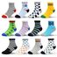 HYCLES Baby ABS Socken Kinder 12 Paar Stoppersocken Kinder Anti Rutsch Socken Kind Jungen Mädchen 23-26 27-30 Kleinkind Socken Baby 06 Sterne für 5-7 Jahre