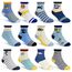 HYCLES Baby ABS Socken Kinder 12 Paar Stoppersocken Kinder Anti Rutsch Socken Kind Jungen Mädchen 23-26 27-30 Kleinkind Socken Baby 05 Monster für 1-3 Jahre