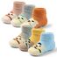 Aisyee 6 Paare Stoppersocken für Baby - Warme Wintersocken, Dicke Anti-Rutsch Socken für 0-6 und 6-12 Monate