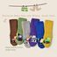 Aisyee 6 Paare Babysocken Jungen Baby Wintersocken abs socken Baby Dicke Antirutsch Socken Bagger 12-18 24 Monate