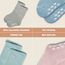 Aisyee 6 Paare Baby Stoppersocken - Warme Wintersocken, ABS Socken, Einfarbig, Dicke Antirutsch Socken für 0-6 und 6-12 Monate