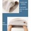 AHAHA Beanie Kinder Jungen Stricken Wintermütze Jungen Warm Mütze und Schal Kinder Beige
