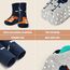 Aisyee 6 Paare Baby Wintersocken Kinder Jungen Dicke Socken Baby Kinder Warme Anti Rutsch Socken Dino 2-4 Jahre