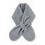 Sterntaler Schal aus Microfleece, gefüttert, mit Klettverschluss, zum Durchziehen - unisex Accessoires für Babys & Kleinkinder - warm, bequem und praktisch - silber melange, Gr. 70cm