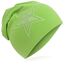 Miobo Slouch Beanie Mütze für Kinder und Erwachsene – Weiche Baumwolle – Strass-Stern-Design