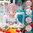 Aolso Kinder Beanie Mütze & Schal Schlauchschal Set, Loop Mütze, Baumwoll Schals, Winter Loop Schal für Junge und Mädchen, Baby Schals