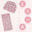 Aolso Kinder Beanie Mütze & Schal Schlauchschal Set, Loop Mütze, Baumwoll Schals, Winter Loop Schal für Junge und Mädchen, Baby Schals
