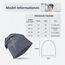 Miobo Slouch Beanie Mütze für Kinder und Erwachsene – Weiche Baumwolle – Strass-Stern-Design