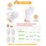 6 Paare Fäustlinge Baby Babyhandschuhe aus Baumwolle als Neugeborenen Handschuhe, No Scratch Fäustlinge Handschuhe Babyhandschuhe Keine Kratzhandschuhe für 0-5 Monate Jungen Mädchen